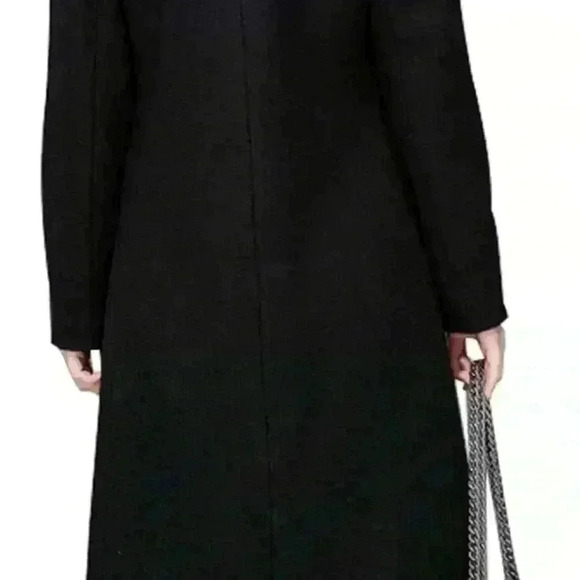 Women's Notch Lapel Wool Blend Coat - Classic Mid-Length Style | Size XXL 🖤 - Picture 3 of 4